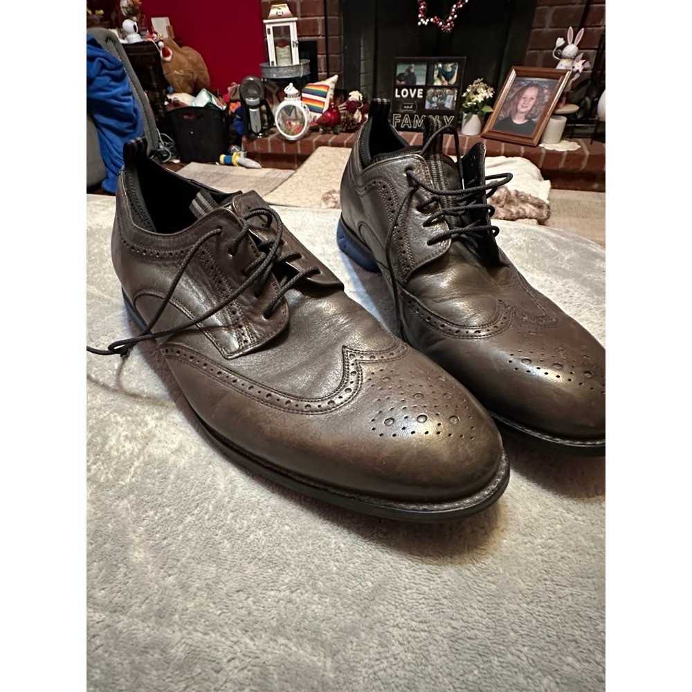 Cole Hann Grand OS Men's 11 1/2 Brown Dress Shoes